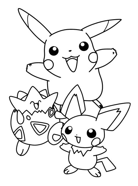 coloring pages of pokemon|Free Pokemon coloring pages